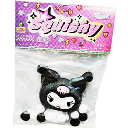 Pinch Family Antistress Squishy Antistress Kuromi Μαύρο Αφρώδες