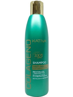 Kativa Softness & Shine Colageno Φυτικό Σαμπουάν για Επανόρθωση 250ml