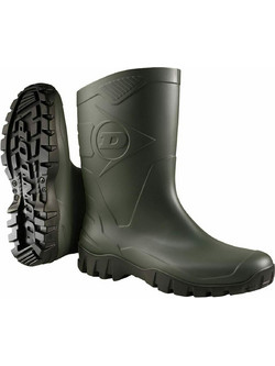 Dunlop Dee Calf Γαλότσες Εργασίας Γονάτου Πράσινες