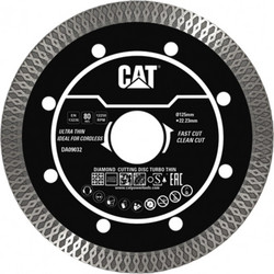 CAT Δίσκος κοπής διαμαντέ Turbo Super Thin (Gres) με δαχτυλίδι 125x22.23x1.4mm DA09032-1