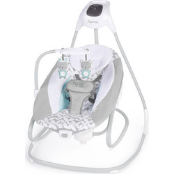 Ingenuity Simple Comfort Cradling Swing Raylan Ηλεκτρικό Relax Μωρού Κούνια με Δόνηση έως 9kg Γκρι