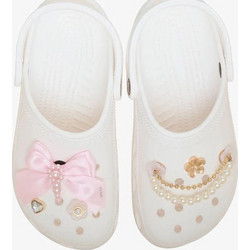 Crocs Jibbitz Charms Gorgeous Pearls Ροζ 5τμχ