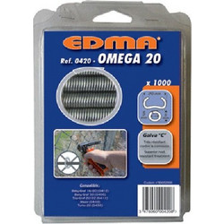 EDMA Συνδετήρες 20mm για το TOP GRAF 20/22 1000τμχ 042001