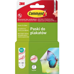 ΤΑΙΝΙΕΣ 3Μ COMMAND 17024 WHITE ΓΙΑ ΑΦΙΣΕΣ 12τεμ