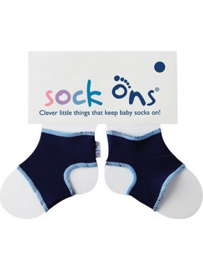 Sock Ons Για να μην βγάζει τις κάλτσες του (0-6 μηνών) ΜΠΛΕ SOS-NAVY