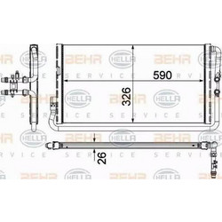 HELLA 8MK 376 750-791 - BEHR-HELLA ΨΥΓΕΙΟ ΜΗΧΑΝΗΣ BMW