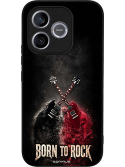 Sonique Men's Edition Θήκη (Honor 600 Lite 5G) με Σχέδιο «Born to Rock»