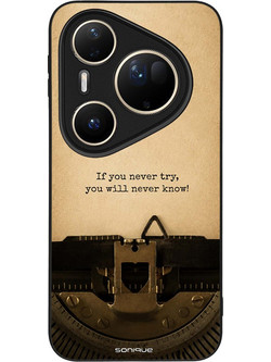 Sonique Men's Edition Old Letter Back Cover (Huawei Pura 80 Ultra)