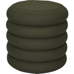 Σκαμπό Home Deco Factory Atom με Αποθηκευτικό Χώρο 37x42cm Khaki HD0427