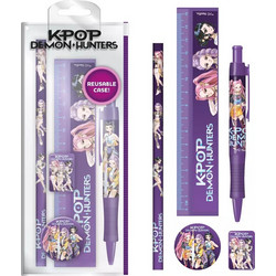 Σχολικό Σετ Γραφείου K-Pop Demon Hunters 5pc Pyramid
