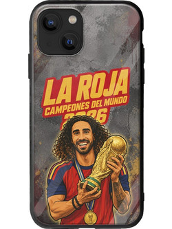 Θήκη La Roja Campeones del Mundo - Marc Cucurella iPhone 14 Plus Groove TPU (Tempered Glass και TPU)