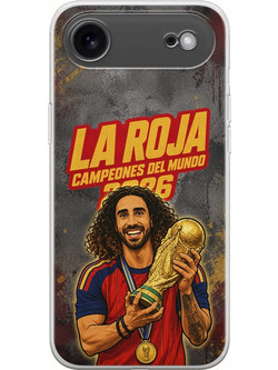 Θήκη La Roja Campeones del Mundo - Marc Cucurella iPhone Air Flexible TPU (Διάφανη Σιλικόνη)
