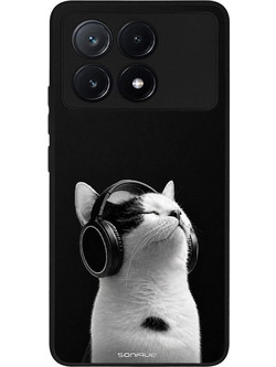 Sonique Men's Edition Θήκη Audio Kitten - White (Xiaomi Poco X6 Pro 5G)