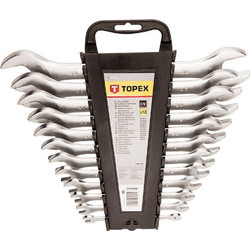 TOPEX Γερμανικά κλειδιά CrV 6-32mm σετ 12τ. 35D657