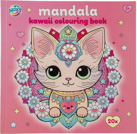 Moxy - Mandala Kawaii Colouring Book - Cat (150150)