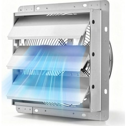 VEVOR 312 mm Εξαεριστήρας με περσίδες τοίχου 1250 CFM Αυτόματες Περσίδες, Ανθεκτικό Χάλυβα Περίβλημα, Χαμηλού Θορύβου, Κινητήρας AC, Αερισμός και Ψύξη για Σοφίτα, Γκαράζ, Αχυρώνα, Θερμοκήπιο, Εργαστήρ