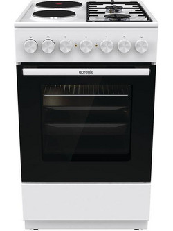Gorenje GK5B42WF Κουζίνα Ηλεκτρική 70lt με Εστίες Αερίου & Ρεύματος 50cm