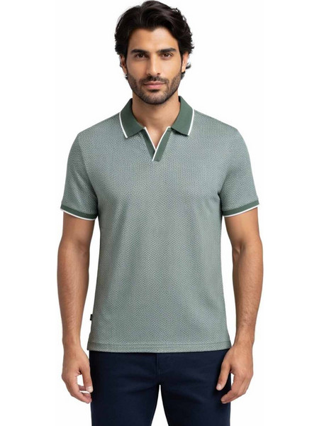 Losan S26 Ανδρική Μπλούζα Polo Κοντομάνικη Dark Green LMNAP0101-26006
