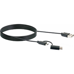 Schwaiger Μετατροπέας USB-A / USB-C male σε USB-A / USB-C female 1τμχ CK3112533 CK3112533