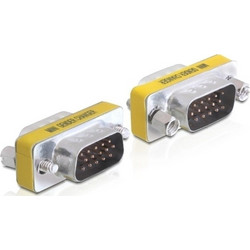 DeLock Μετατροπέας VGA male σε VGA male Ασημί 1τμχ 65010 65010