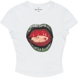 Edwin Γυναικεία κοντομάνικη μπλούζα W' Eat Your Face T-Shirt I036577-02.67