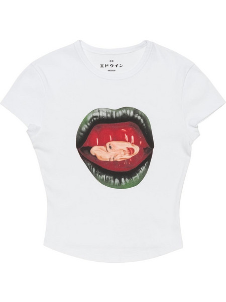 Edwin Γυναικεία κοντομάνικη μπλούζα W' Eat Your Face T-Shirt I036577-02.67