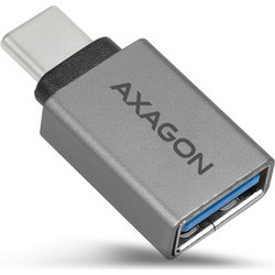 Axagon Μετατροπέας USB-C male σε USB-A female Γκρι 1τμχ RUCM-AFA RUCM-AFA