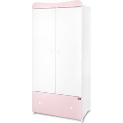 Παιδική Δίφυλλη Ντουλάπα EXCLUSIVE White-Pink LORELLI 10170120038