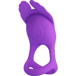 Pretty Love Vibrant Penis Ring 7 Ελαστικό Δαχτυλίδι Πέους Σιλικόνης με Δόνηση Μωβ