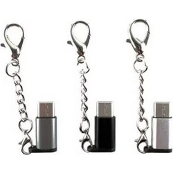 Tekmee Adapter Micro USB to Type-C Ασημί