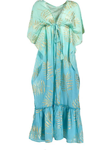 Inart Ble Κιμονό 5-41-089-0124 Turquoise