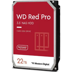 Western Digital Red Pro 22TB HDD Σκληρός Δίσκος 3.5" Sata 3 7200rpm με 512MB Cache