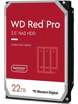 Western Digital Red Pro 22TB HDD Σκληρός Δίσκος 3.5" Sata 3 7200rpm με 512MB Cache