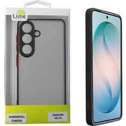 Lime Successories Lime Θηκη Samsung S26 5G 6.3'' Hardshell Fusion Full Camera Protection Black With Red KEYS