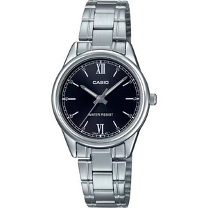 Casio Γυναικείο Ρολόι με Ασημί Μεταλλικό Μπρασελέ LTP-V005D-1B2