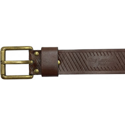 Guy Laroche Unisex Δερμάτινη Ζώνη GL1200527 BROWN