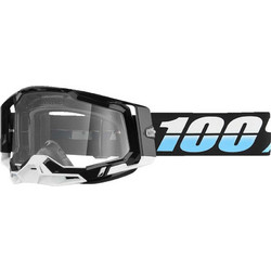 Μάσκα 100% Racecraft 2 Arkana Clear Lens White/Black