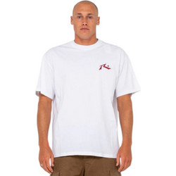 RUSTY COMPETITION T-SHIRT WHITE RED