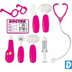 ΣΕΤ ΕΡΓΑΛΕΙΑ ΓΙΑΤΡΟΥ ΠΑΙΔΙΚΟ ΠΑΙΧΝΙΔΙ 03232 PINK 106216