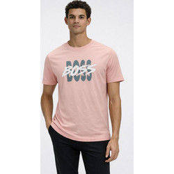 t-shirt BOSS Te Bass Ροζ