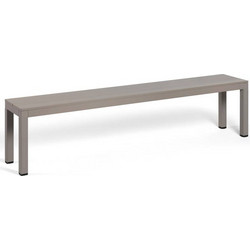 RIO BENCH ALU vern. tortora 49050.10.000 Παγκάκι Αλουμινίου Διαστάσεις: 195.5x 34.5x 476 cm