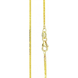 Αλυσίδα χρυσή 9Κ σπίγγα 45cm 1.30mm