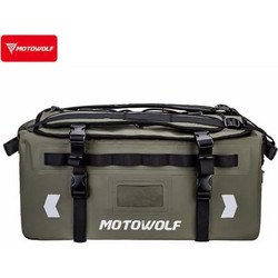 Αδιάβροχη Σκληρή Τσάντα Μοτοσυκλέτας Motowolf MB9 37L - Tail Bag / Backpack Πολυμορφική Χακί