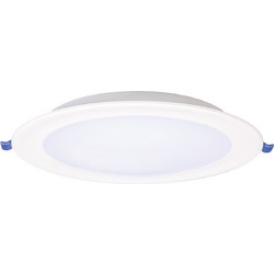 Powertech Led φωτιστικό Downlight 5W, Φ100x25mm, 4000K, 425lm, λευκό - (PT-1558)