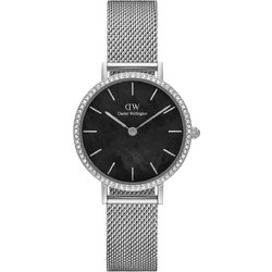 Daniel Wellington Petite Lumine Γυναικείο Ρολόι με Ασημί Μεταλλικό Μπρασελέ DW00100661