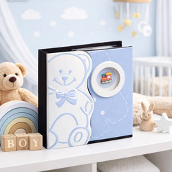 Παιδικό Άλμπουμ Little Angel Album Blue για 50 Φωτογραφίες Διαστάσεων 10x15cm Galifas 77001 - Galifas