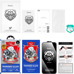 Tempered Glass Hoco Bear Shield A888 HD 4H 0.4mm Large Arc για Apple iPhone 17 Pro Max