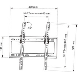 Axred TV Stand MIG PLUS 23''-56'' (AXRMIGPLUS)