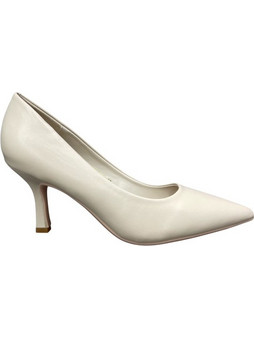 Γοβες francescomilano leather E09-01A-BEIGE