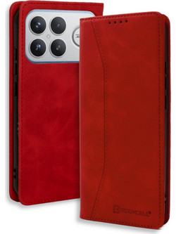 Bodycell Book Case Red (Xiaomi Poco F8 Ultra)